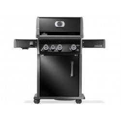 Churrasqueira a gás preta Napoleon Rogue® PRO 425 BB SIZZLE ZONE™ e 4 queimadores, incluindo um lado