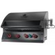 Barbecue gaz Napoleon Phantom Encastrable 700 Big 32 avec 4 brûleurs et 1 infrarouge arrière