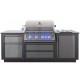 OASIS® 105 Napoleon Cozinha ao Ar Livre com Grelha Lateral Sizzle Zone® Série 700