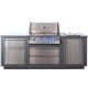 OASIS® Compact P500 Napoleon Cozinha ao ar livre com churrasqueira e Sizzle ZoneMD