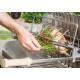Le Marquier Irissarry Churrasqueira em Aço Inox com Rotisserie 78x32
