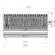 Le Marquier Irissarry Stainless Steel Barbecue with Rotisserie 78x32