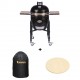 Parrilla Kamado Monolith Classic Pack Pro 2.0 con cubierta de carro y piedra para pizza