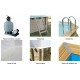 Pool Wood Ubbink Azura 300x430 H126cm Blue Liner