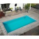 Pool Wood Ubbink Azura 300x430 H126cm Blue Liner