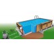 Ubbink Azura Piscina in Legno 300x430 H126cm Fodera Beige