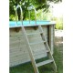 Ubbink Azura Piscina in Legno 300x430 H126cm Fodera Beige