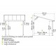 Olympia 3x5,46 m Wandpergola aus Weißaluminium und Canopia Polycarbonat