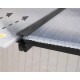 Pergola adossée Olympia 3x7,30m aluminium gris et polycarbonate Canopia