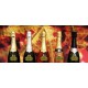 Vintage - 3 Btles de desejo e champanhe HeraLion Mix seleção ouro brilho, rosa
