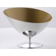 Caldero en símbolo de Champagne pulido estaño y oro del Interior OA1710