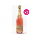 Champagne HeraLion deseo Brut rosado (caja de 3)